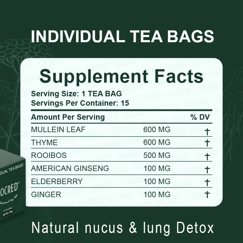 Lung Cleansing Tea Manufacturer - Infused with Mullein Thyme Custom