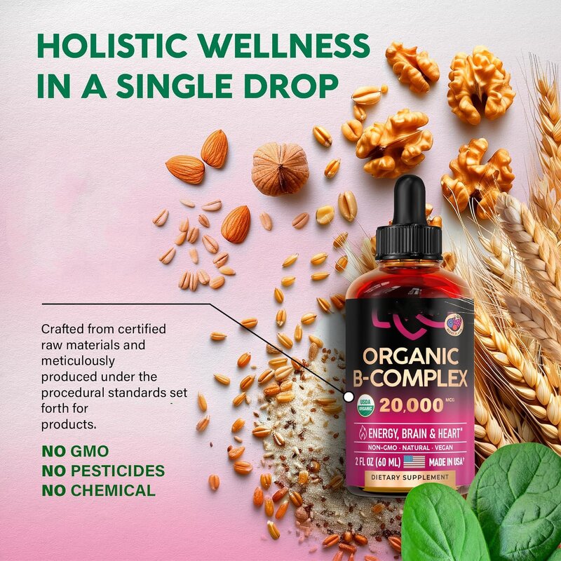 Vitamin B Complex Drops Manufacturer - OEM Private Label Liquid 60ml