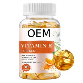 Vitamin E Oil Capsules Manufacturer - OEM Vegan for Hair Growth Immunity
