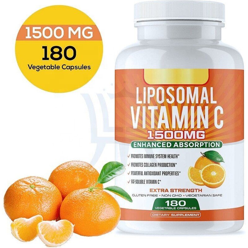 Vitamin C Capsules Factory - Liposomal Dietary Supplement Immune