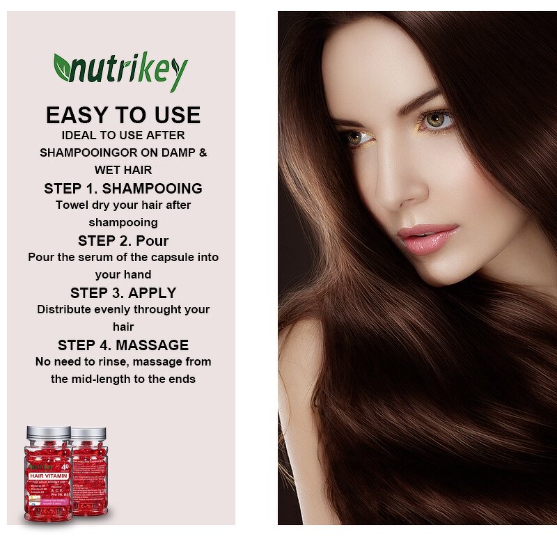 Hair Care Oil Capsules Manufacturer - Softgel for Women Men Treatment