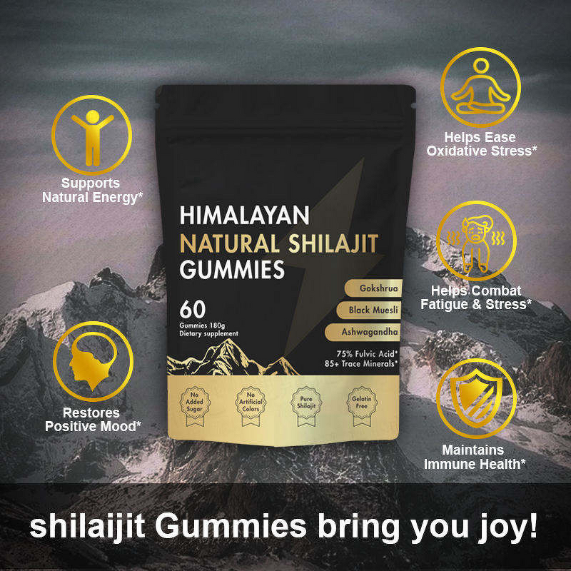 Shilajit Gummy Candies Factory - Himalayan Natural Resin Energy Immune