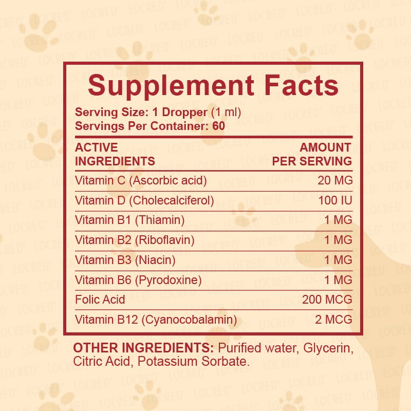 Pet Multivitamin Drops Supplier - Private OEM Complex 10-In-1 Support