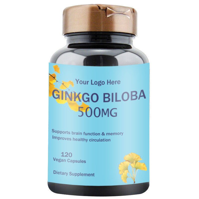 Ginkgo Biloba Capsules Supplier - Supports Brain Health 120 Capsules