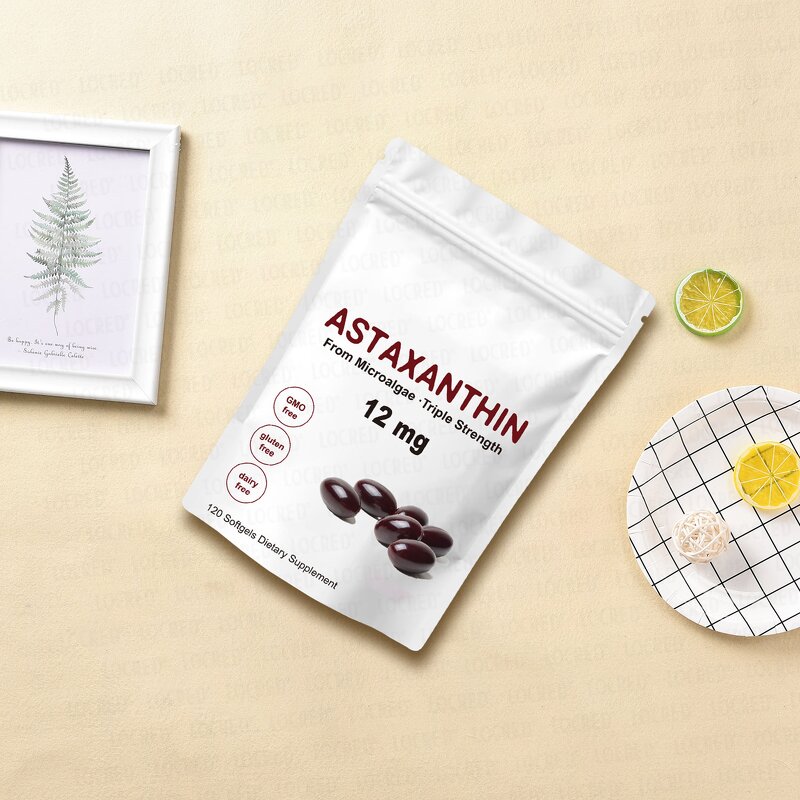Astaxanthin Softgels Factory - Private Label Premium Eye Health 120 Counts