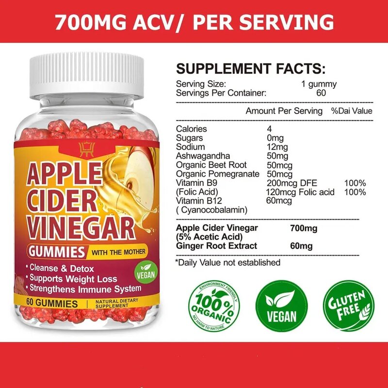 Apple Cider Vinegar Gummies Supplier - OEM Keto Bear for Adults