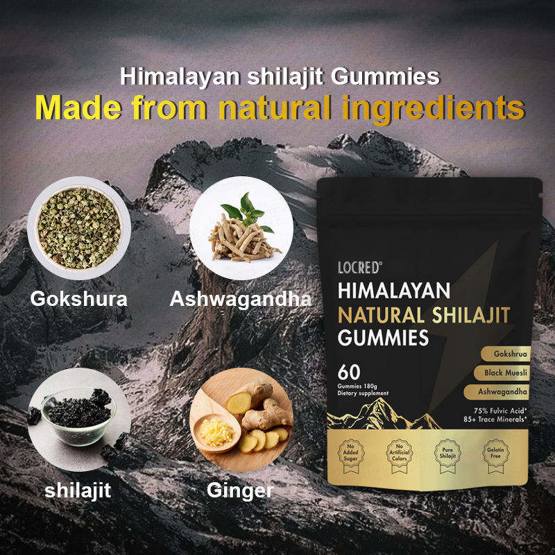 Shilajit Gummy Candies Factory - Himalayan Natural Resin Energy Immune