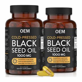 Black Seed Oil Capsules Supplier - Softgel for Hair Growth Joint Health