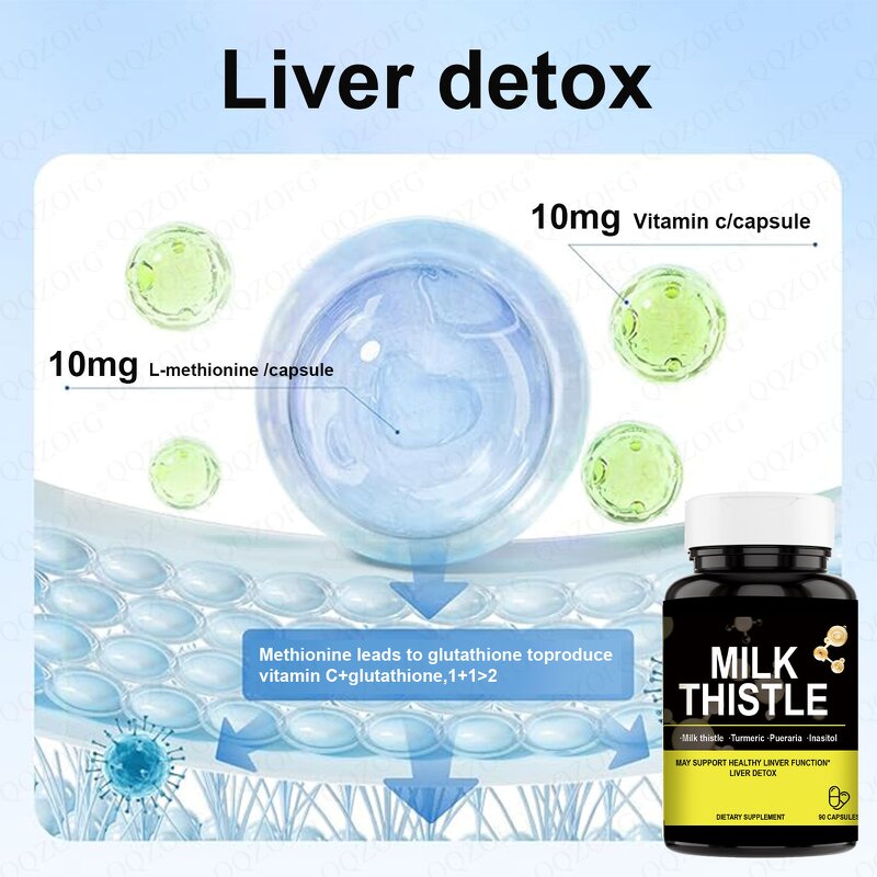 Milk Thistle Capsules Factory - OEM Liver Health Support 90 Capsules