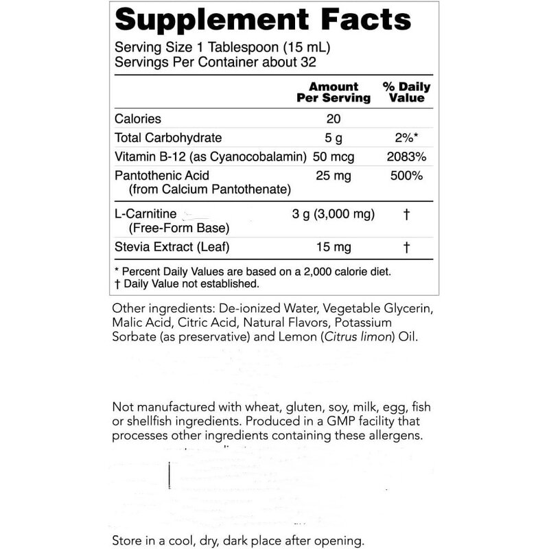 L-Carnitine Liquid Supplier - OEM Men Supplement 3000Mg Sugar Free