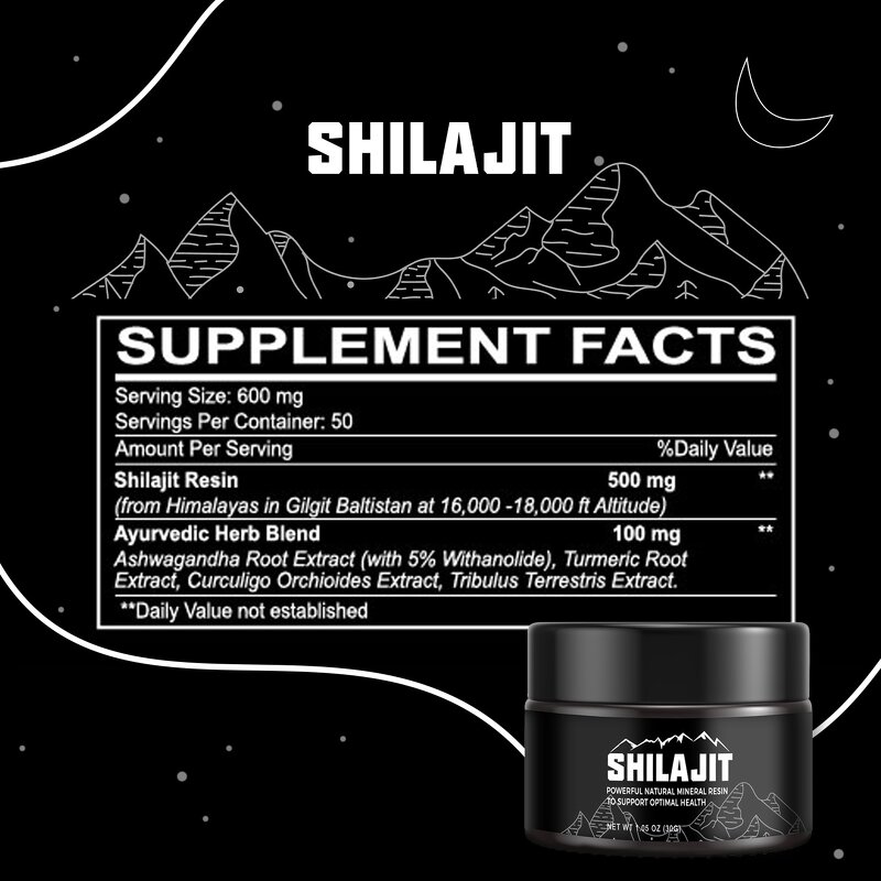 Shilajit Resin Supplier - 100% Organic Himalayan for Energy Immunity