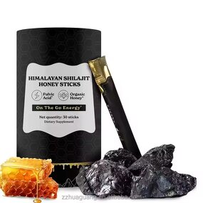 Shilajit Sticks Supplier - Pure Himalayan with Organic Honey 30 Sticks
