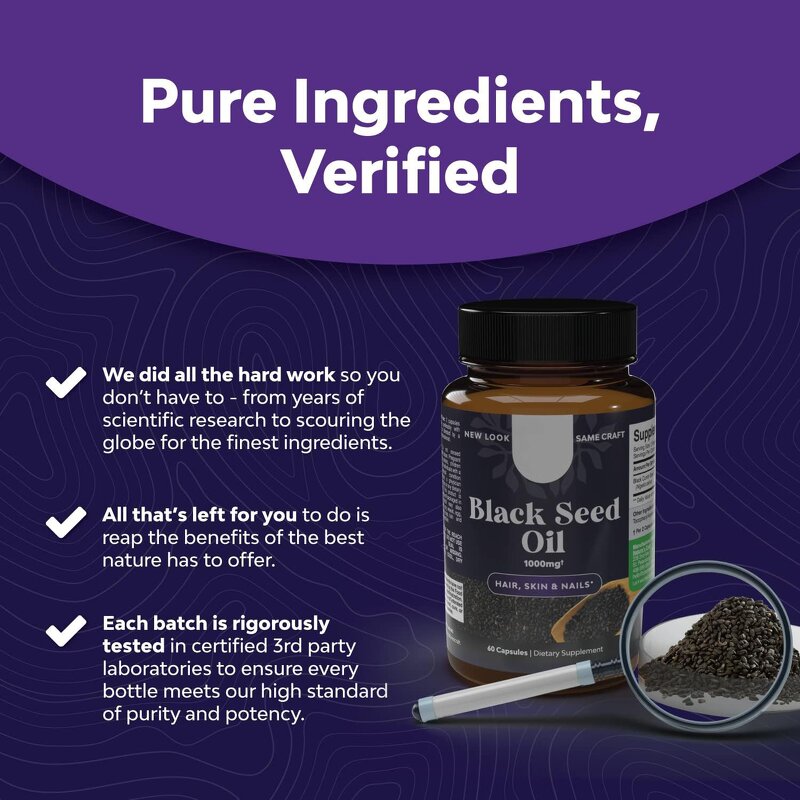 Black Seed Oil Capsule Manufacturer - Contains Omega 3 6 9 for Digestion