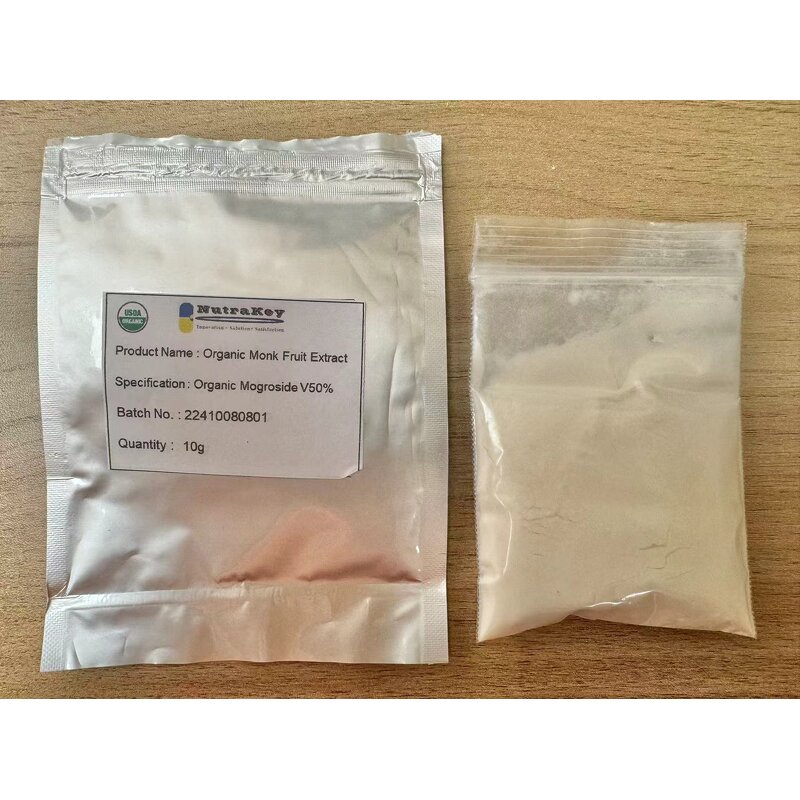 Monk Fruit Extract Powder Factory - Mogroside V50% Natural Sweetener