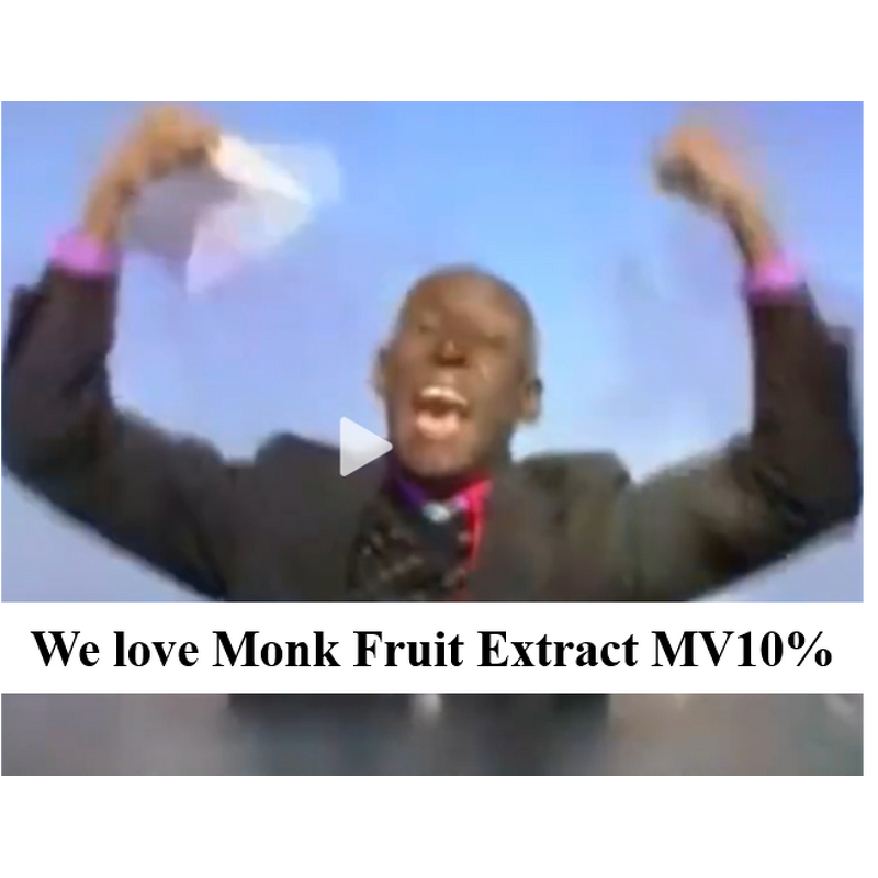 Monk Fruit Extract Powder Factory - Organic Mogroside V10% Free Sample