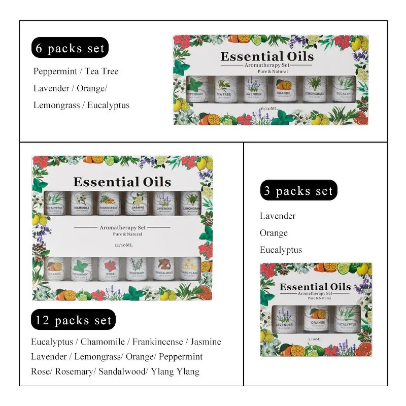 Diffuser Oil Set Supplier - Humidifier Water-soluble Fragrance Essential Oil Private Label