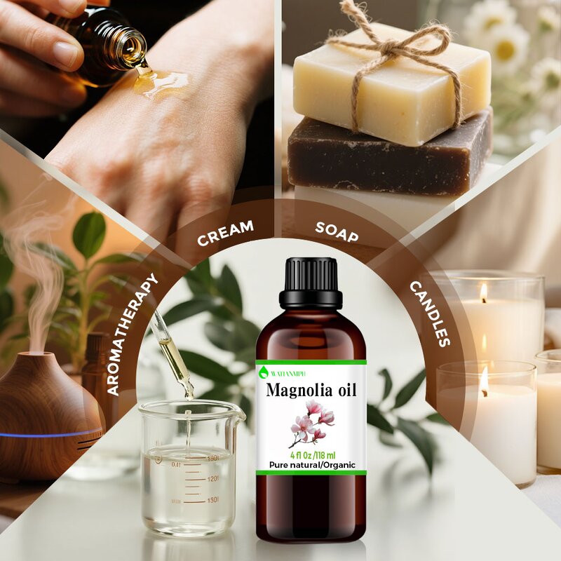 Magnolia Flower Oil Supplier - OEM Hot Selling for Cosmetics Massage Candle Perfume