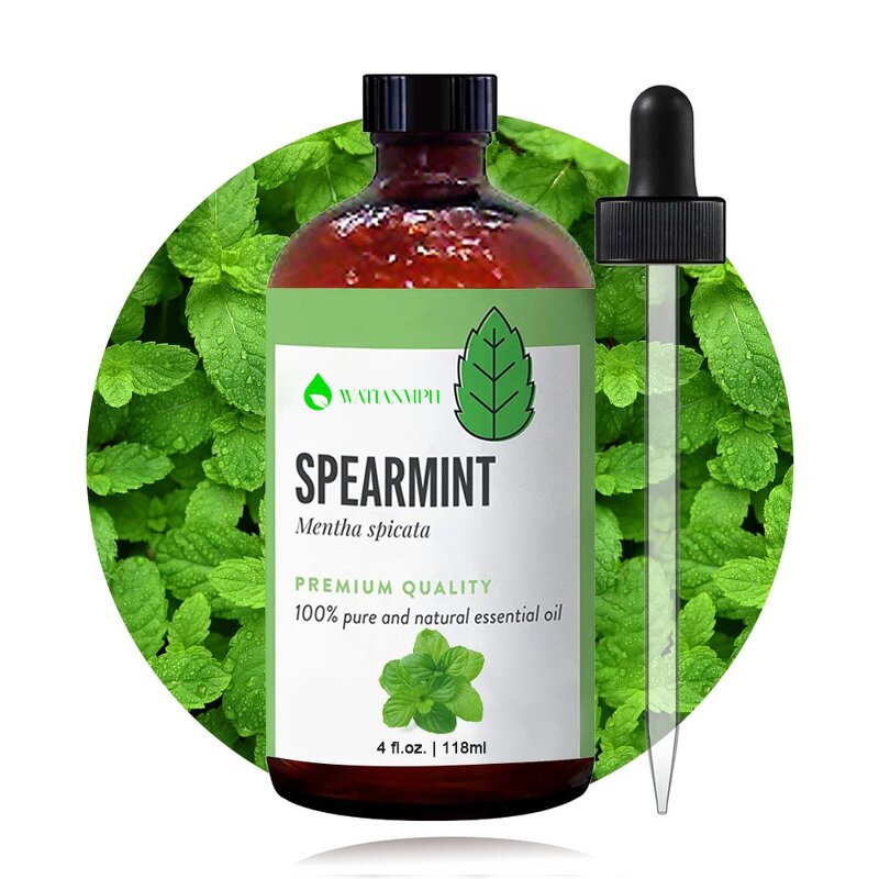 Spearmint Essential Oil Factory - Undiluted 100%pure Natural Wholesale Bulk Price for Face