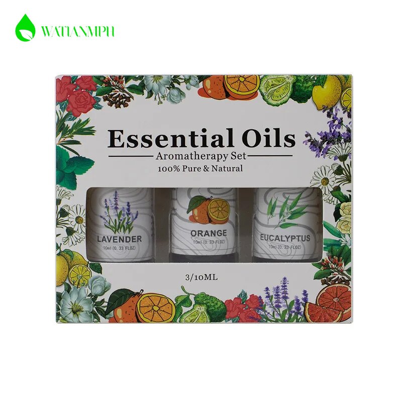 Diffuser Oil Set Supplier - 3 Pack Water-soluble Fragrance Essential Oil Private Label OEM