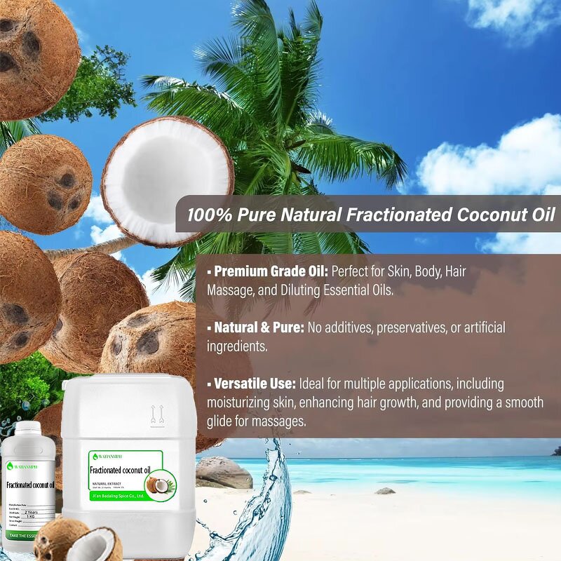 Coconut Oil Supplier - Wholesale 100% Natural Cold Pressed Bulk Fractionated