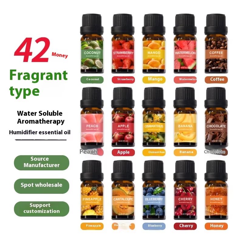 Aromatherapy Oil Set Supplier - 100% Pure Organic 10ml Pure Essential Oil Set for Diffuser