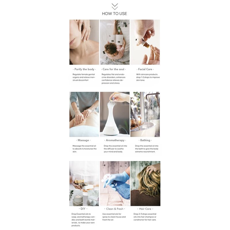 Essential Oil Supplier - Private Label 44 Flavors Pure Organic Aromatherapy