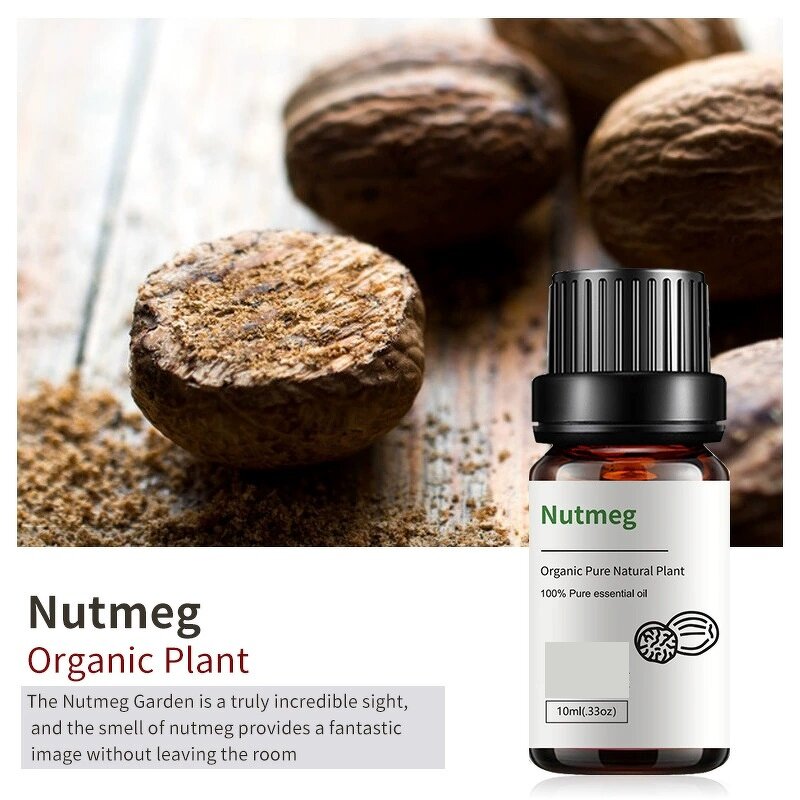 Nutmeg Oil Manufacturer - OEM 10ml Therapeutic Grade 100% Natural Indian for Health Care