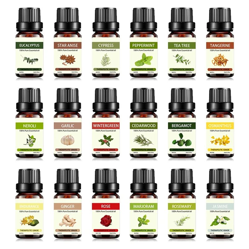 Essential Oils Gift Set Factory - Private Label 100% Pure Natural Organic Lavender Eucalyptus