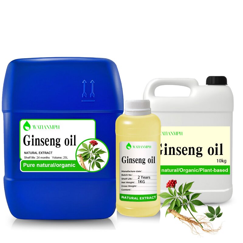 Ginseng Oil Manufacturer - Factory Supply High Quality Bulk Pure Natural for Massage