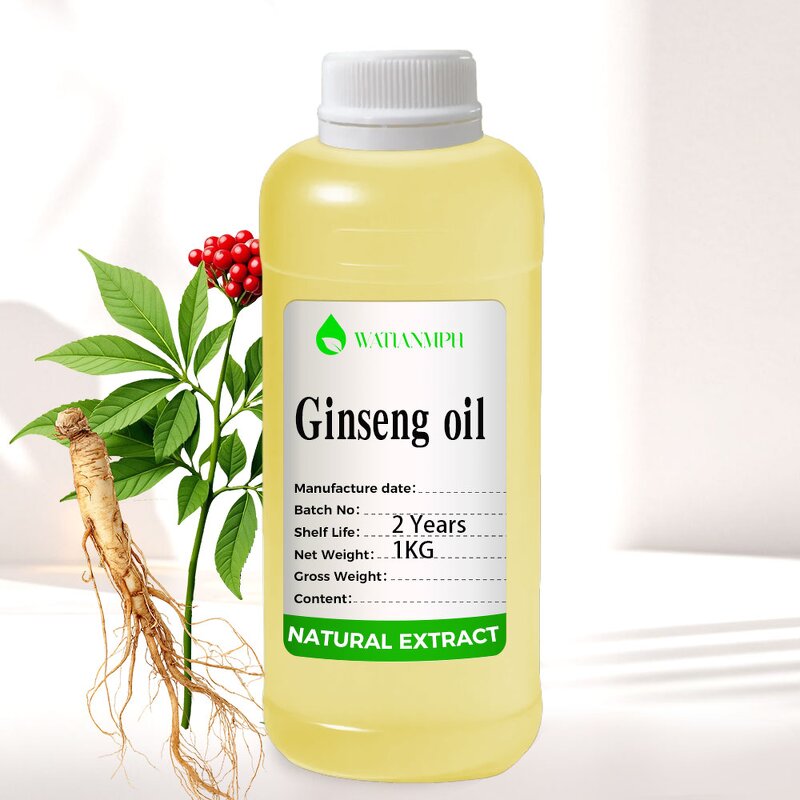 Ginseng Oil Manufacturer - Factory Supply High Quality Bulk Pure Natural for Massage