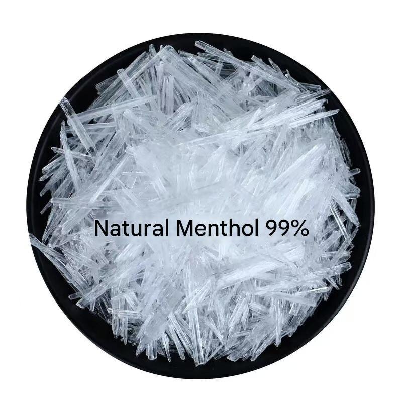 Menthol Crystal Factory - Factory supply 99% Pure Natural used for cosmetic and unguent