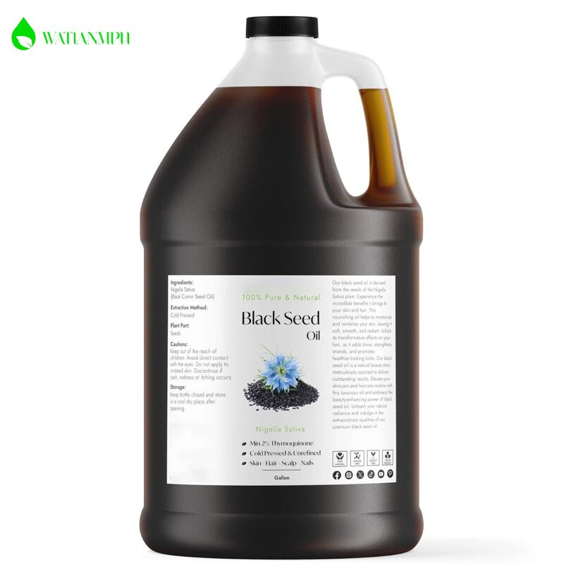 Black Seed Oil Manufacturer - Wholesale 1 Litre Pure Cold-Pressed Unfiltered