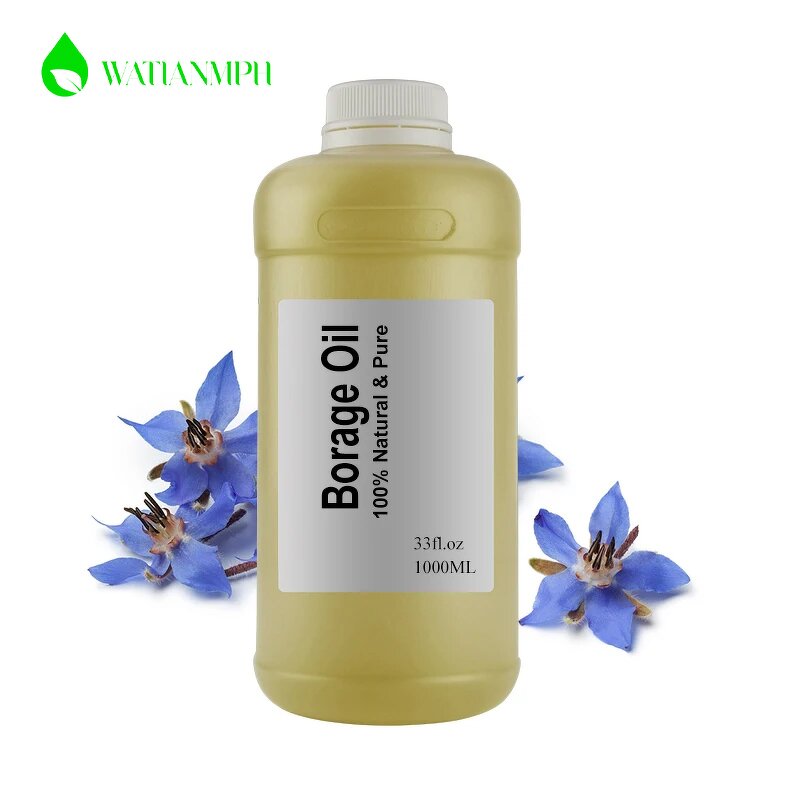 Borage Seed Oil Manufacturer - Pure Cold Pressed Bulk OEM Carrier Oil for Skin Care