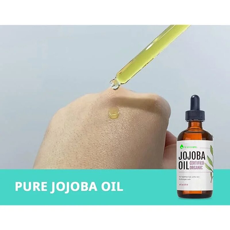 Golden Jojoba Oil Factory - Cold Pressed Therapeutic 100% Pure Natural Organic 120ml for Aromatherapy