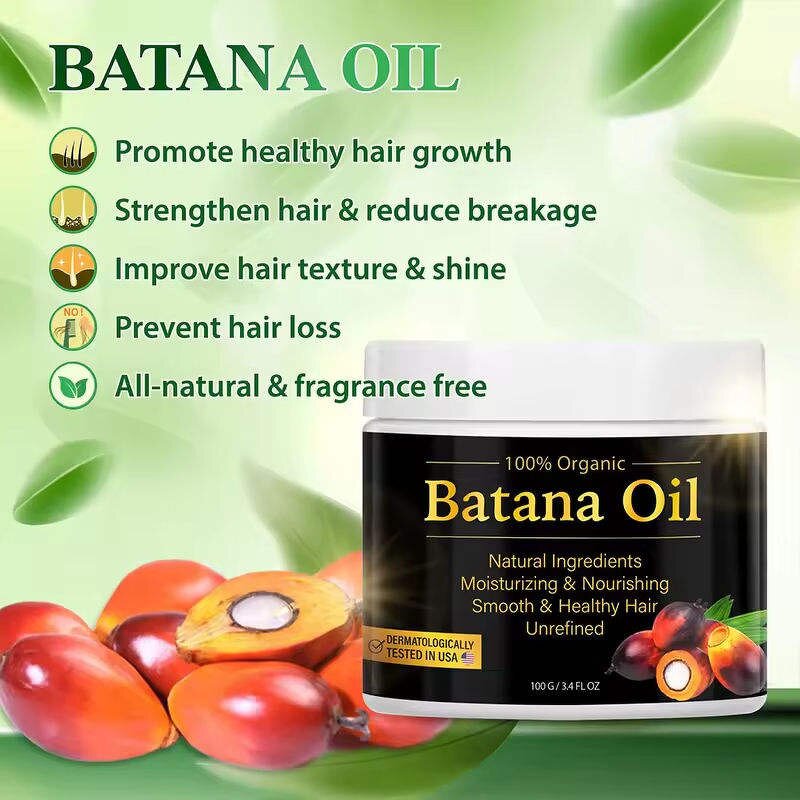 Batana Hair Oil Factory - Private Label 100ml Organic Natural for Growth Moisturizing Nourishing