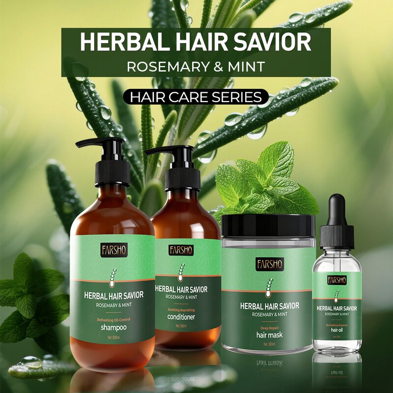 Rosemary Shampoo Supplier - Oil Control for Oily Weak Hair Deep Clean