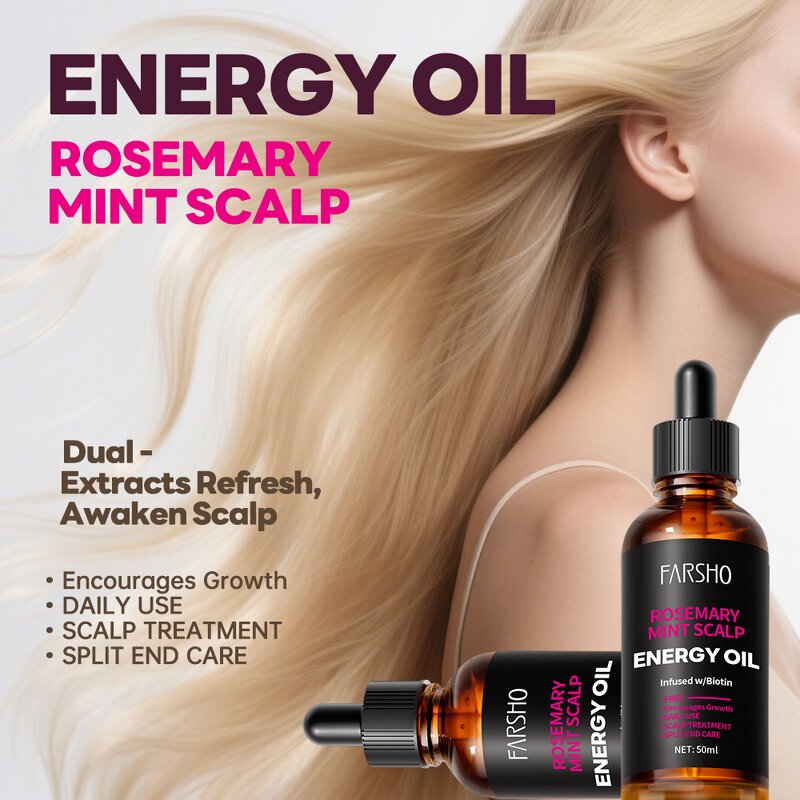 Hair Growth Oil Supplier - Private Label Moisturizing Peppermint Coconut