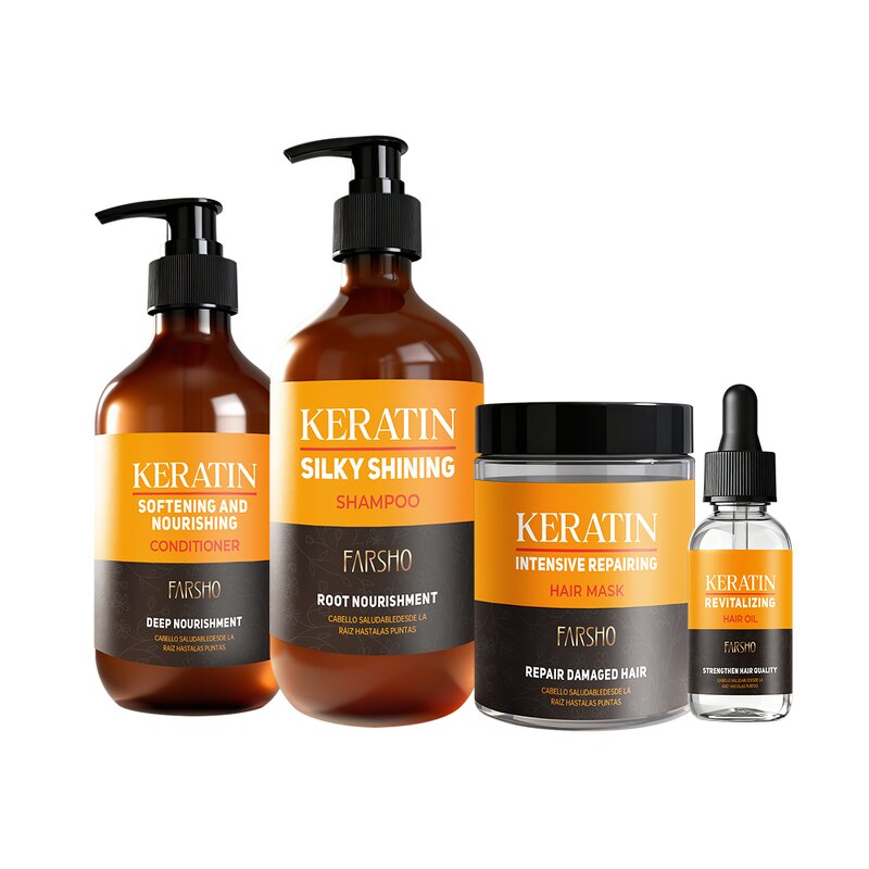 Keratin Hair Set Manufacturer - Repair Damaged Hair Shampoo Conditioner