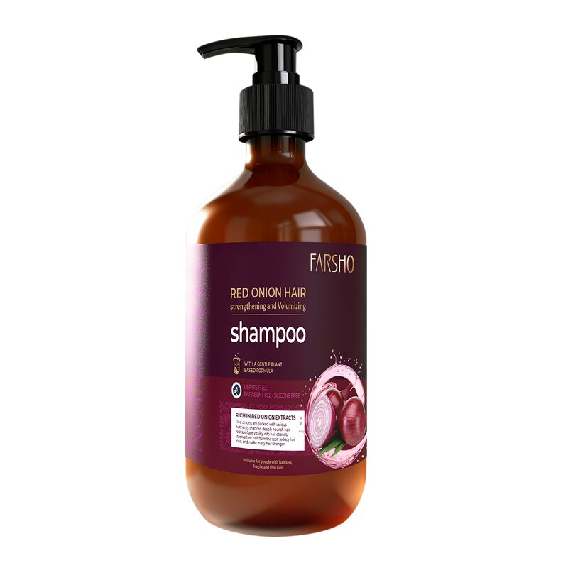 Hair Loss Shampoo Supplier - Red Onion Extract Strengthening for Thin Hair