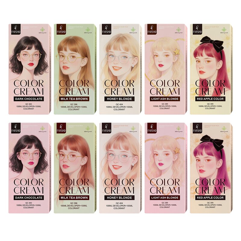 Apple Hair Dye Kit Manufacturer - Herbal Semi-Permanent Ammonia-Free Cream