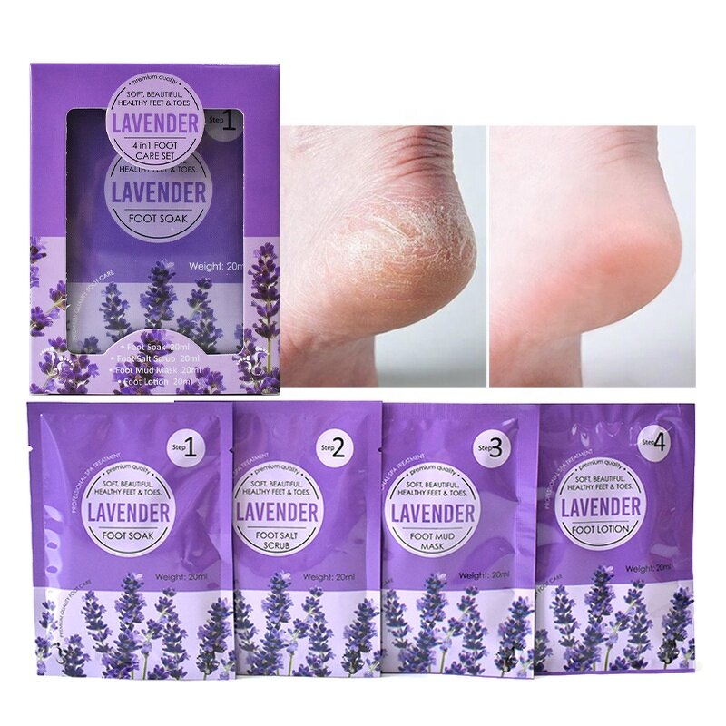Foot Peeling Kit Manufacturer - Herbal Spa Pedicure 4 in 1