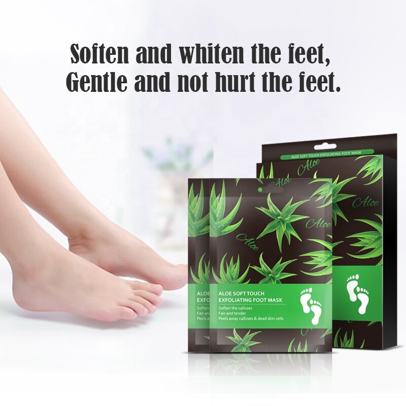 Foot Peel Mask Manufacturer - Aloe Vera Natural Custom Private Label