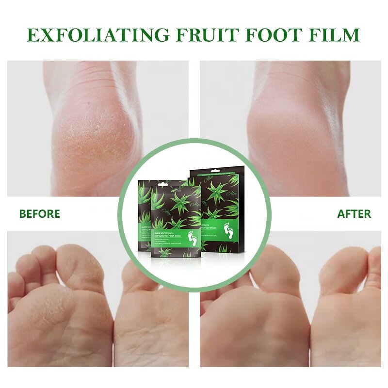 Foot Peel Mask Manufacturer - Aloe Vera Natural Custom Private Label