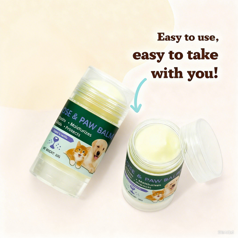 Pet Balm Supplier - 30g with Vitamin E Shea Butter for Dogs Cats