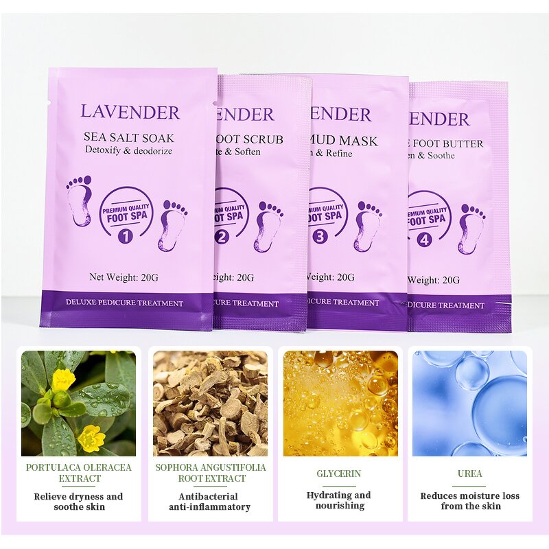 Pedicure Kit Manufacturer - Deluxe 4 Step Manicure Pedicure Set