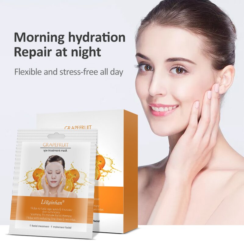 Facial Mask Factory - Grapefruit Fading Spots Brightening Mask