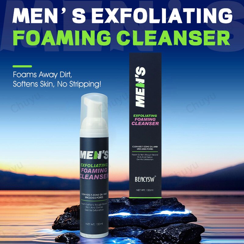 Foaming Cleanser Manufacturer - Men's Exfoliating with Papaya Tremella