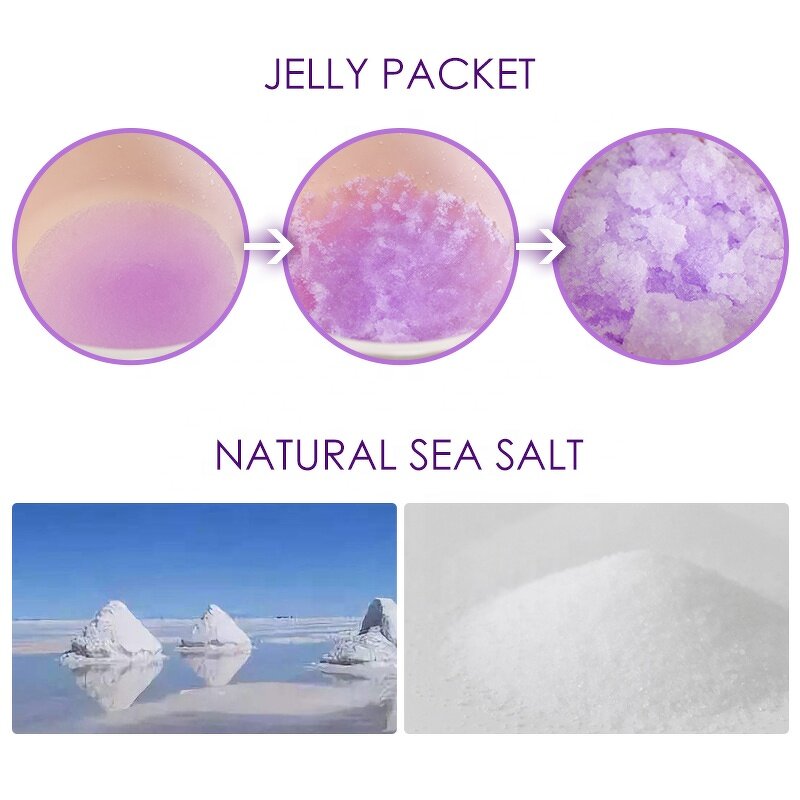 Foot Soak Jelly Supplier - Private Label Lavender Crystal Pedicure