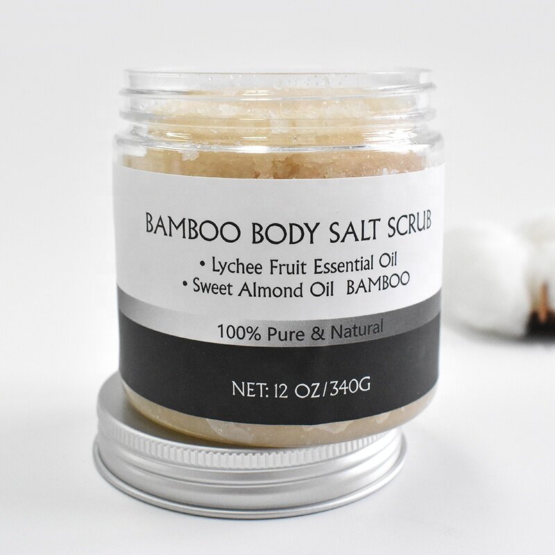 Salt Scrub Factory - Private Label Organic Whitening Bamboo Body