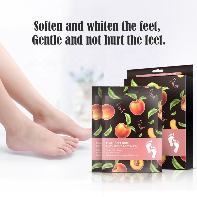Foot Peel Mask Factory - Peach Natural Organic Custom Private Label
